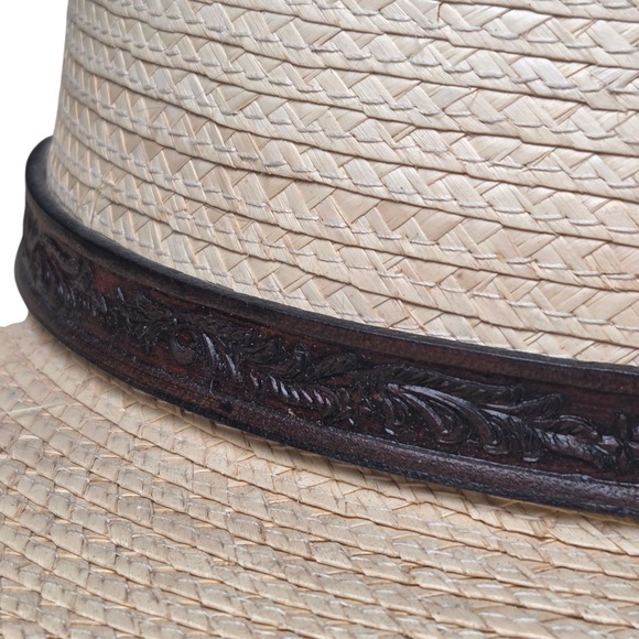 Vintage Larry Mahan's Collection by Milano Cowboy Hat Size 6 7/8" Made in USA - Picture 5 of 16